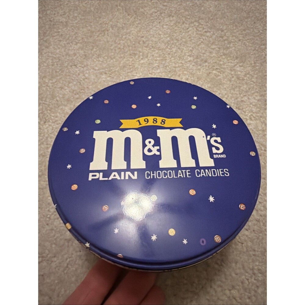 M&M's Peanut Candy Starry Night Theme 1988 VINTAGE (Empty)